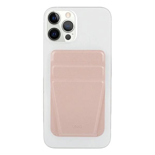 Suport Magnetic Uniq Lyft Pentru Telefon cu Suport pentru Carduri -Roz - 1 | YEO
